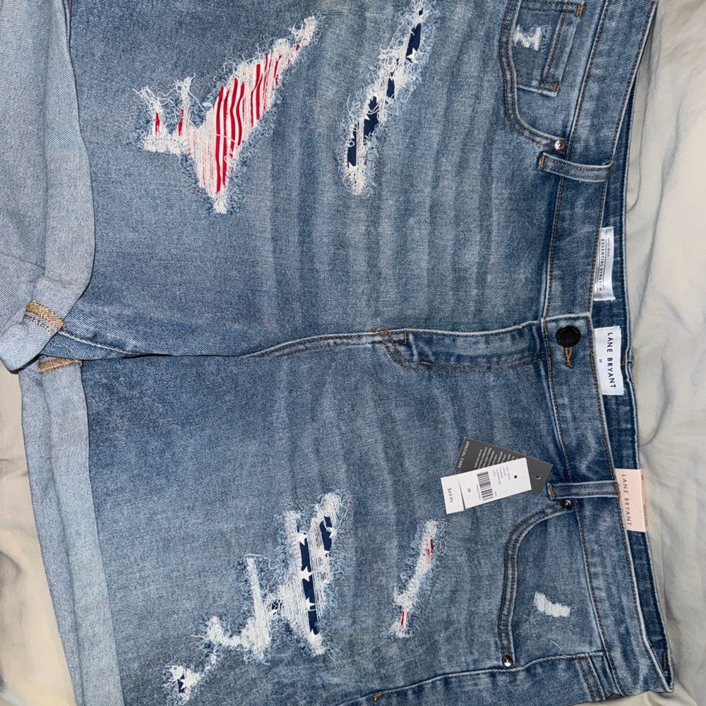 Lane Bryant Distressed Women's Shorts Size 20 NWT